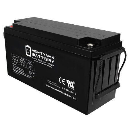 MIGHTY MAX BATTERY 12V 150AH SLA Replacement Battery for AGM 641245 MAX3961781